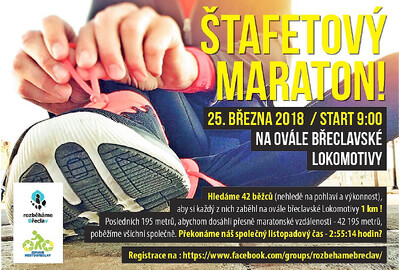Břeclav: Komunitní "Štafetový maraton" - impuls z facebooku